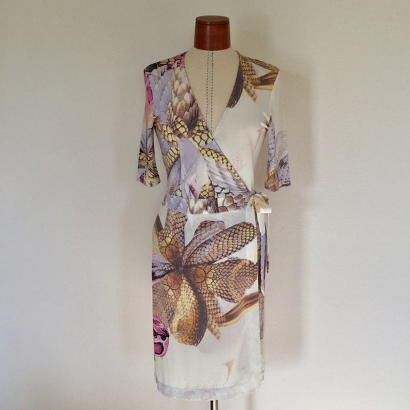 ROBERTO CAVALLI - JUST CAVALLI WRAP DRESS - Picture 1 of 5
